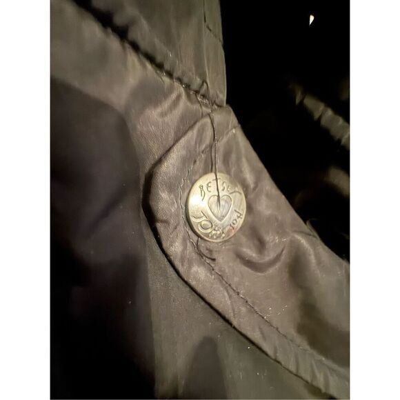 Betsey Johnson black long/midi jacket/coat/puffer 2xl plus size - Picture 8 of 9